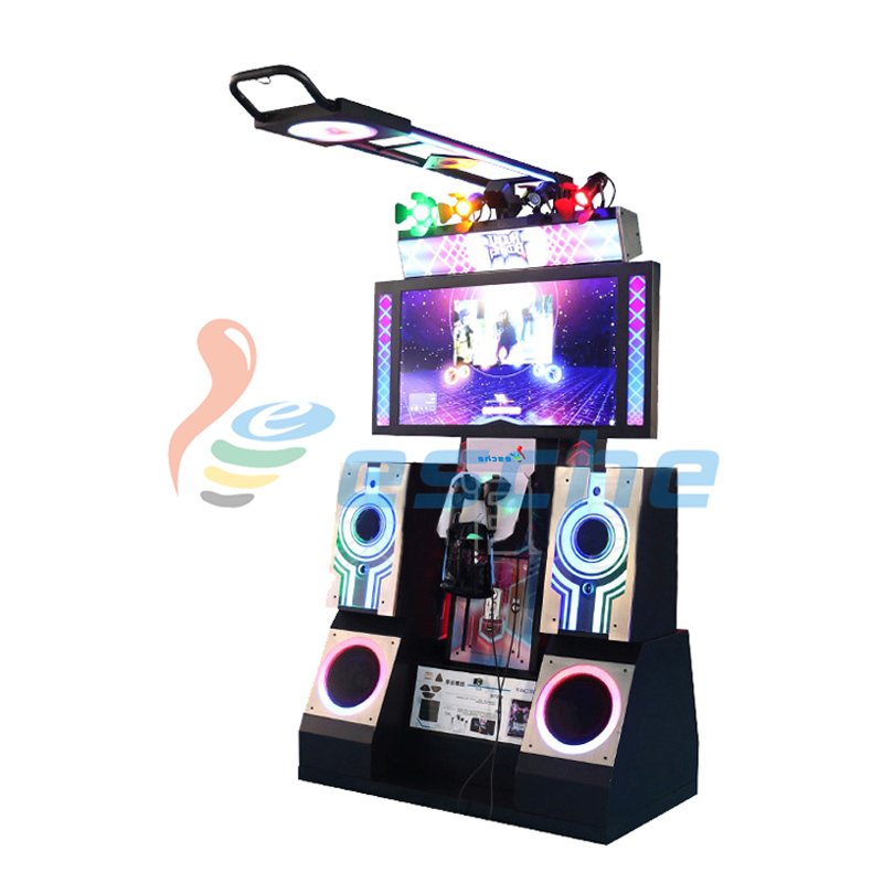 Leesche Newest coin operated 9D VR dance arcade dancing machine VR Dance image21