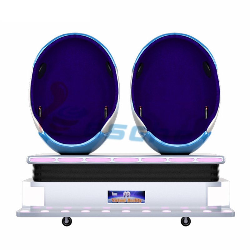 Leesche popular 9d vr movies 2 seats egg virtual reality equipment 9D VR Egg Chair image7